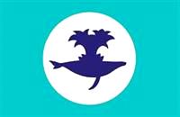 Hiker crossing a rocky stream